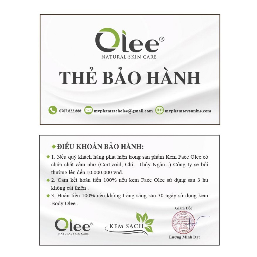 [Bảo Hành Chính Hãng] Kem Dưỡng Trắng Da Toàn Thân Body Olee | BigBuy360 - bigbuy360.vn