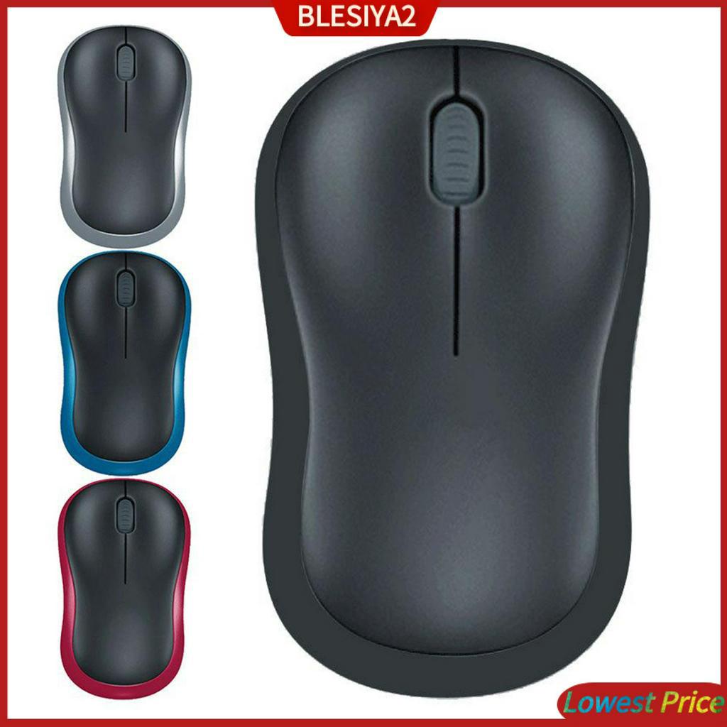 2.4GHz Slim Compact Wireless Mouse 1000dpi &amp; USB Receiver for Laptops Red