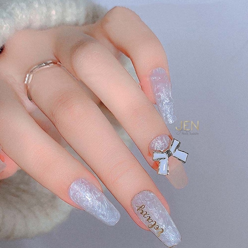 Charm nail thương hiệu-charm hoa trà