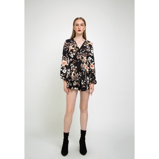 COCO SIN - Jumpsuit Short Hoa To 2 Tầng