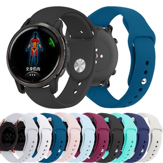 Dây Đeo Tay Thay Thế Bằng Silicon 22mm Cho Garmin Venu 2 / Vivoactive 4 / Garminactive