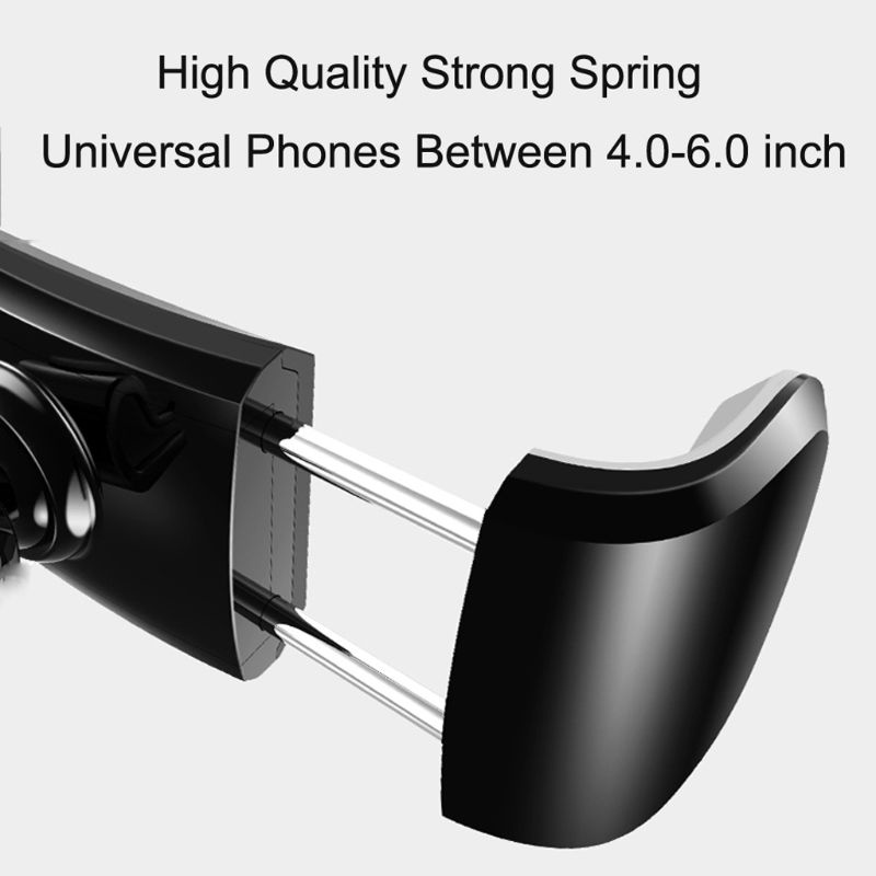 Giá Đỡ Điện Thoại Gắn Điều Hòa Xe Hơi Xoay 360 Độ Kích Thước 4-6inch