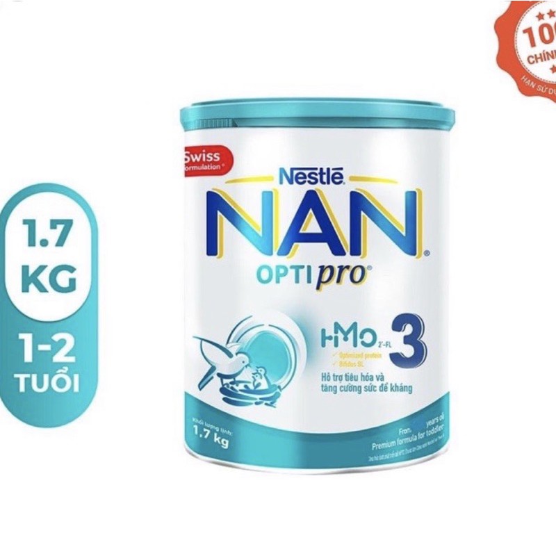 Sữa Nestlé NAN OPTIPRO 3 (1k7)