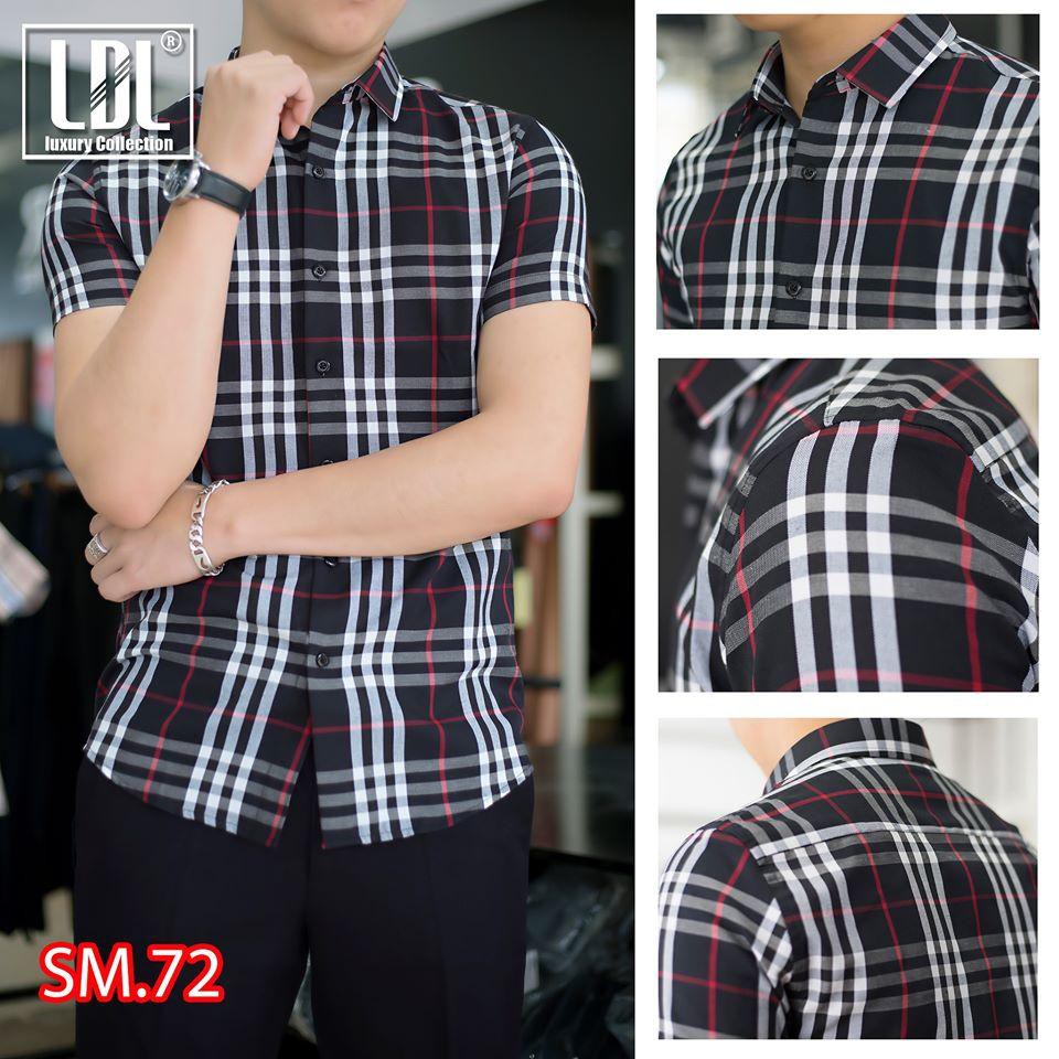 Áo Sơ Mi Nam Ngắn Tay Kẻ Caro - 𝐀𝐫𝐮 𝐒𝐡𝐨𝐩 - 𝐁𝐚́𝐧 𝐡𝐚̀𝐧𝐠 𝐜𝐨́ 𝐭𝐚̂𝐦 | BigBuy360 - bigbuy360.vn
