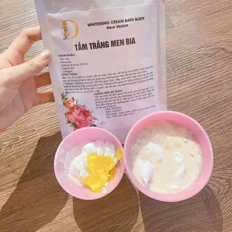 TẮM TRẮNG MEN BIA