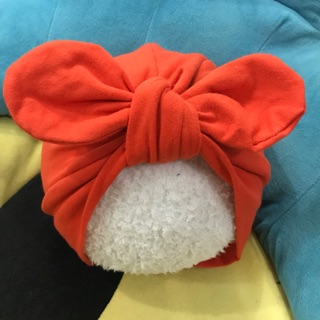 Mũ turban cho bé ( màu cam )