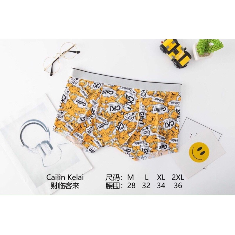 Quần Boxer - Quần Sịp Đùi Nam Họa Tiết Hoạt Hình Cao Cấp - Quần Sịp Minion, hình Shin - Bee Shop