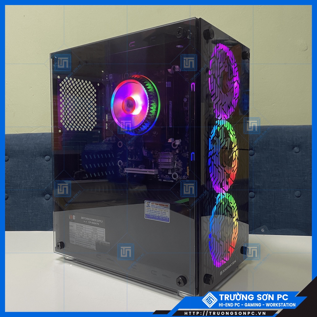 Case Máy Tính Chơi Game Có Led CPU Core i5 Ram 8G/ SSD 120G/ VGA 2G | Game CF, LOL, GTA, MU... Chạy Giả Lập 3 ACC MU