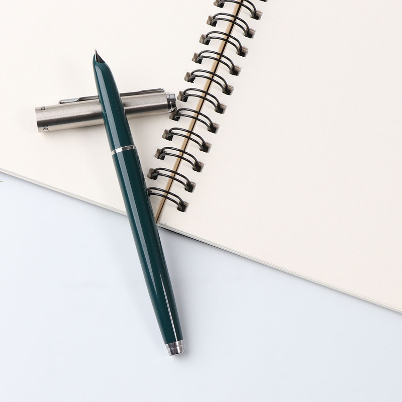 Bút Máy Nắp Inox Màu Đen Hero 329 Chất Lượng