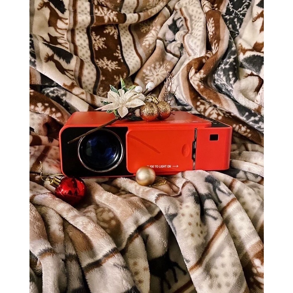 Máy chiếu Mini T6 Kết nối điện thoại - Laptop - Qua wifi FullHD 1080p