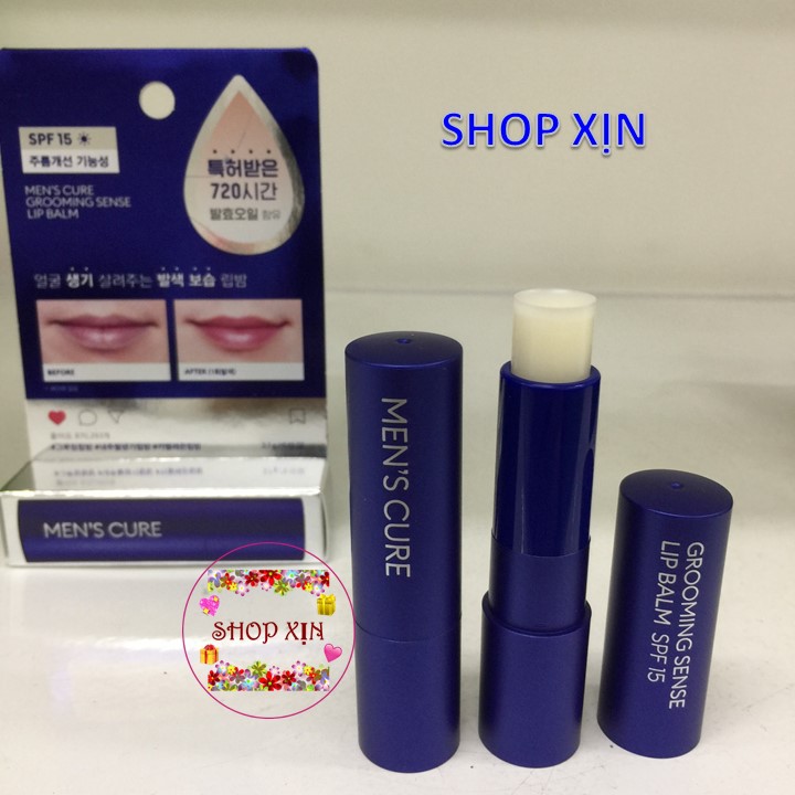 [NAM] Dưỡng Môi cho Nam Missha Men's Cure Grooming Sense Lip Balm 3.7g [Mới nhất]