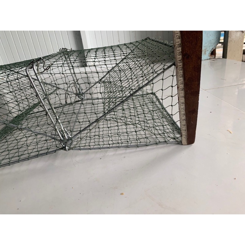 Lòng bẫy cua đồng ghẹ rẹm các loại mắt lưới 3phânngang 25cm dài 40 cao 15cm