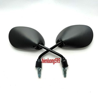 Gương chiếu hậu lắp cho xe máy Wave các loại, Lead 125, Vision, Airblade, Sh mode, Click, Future các đời (01 cặp)