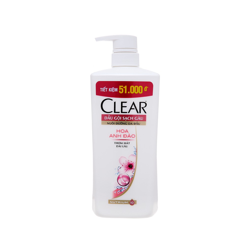 Dầu gội sạch gàu Clear hoa anh đào 631ml