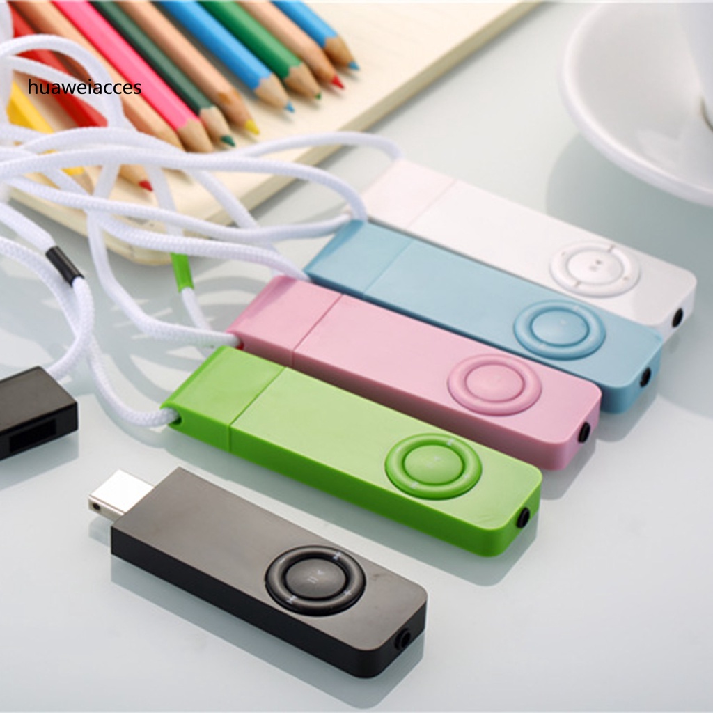 HUA-MP3 Player Stylish Rechargeable Mini Portable Music Media for Home