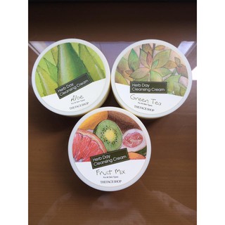 Kem Tẩy Trang The Face Shop HERB DAY CLEANSING CREAM
