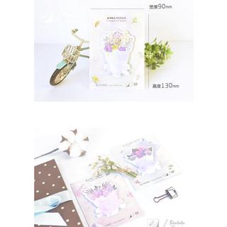 Giấy note Bó hoa xinh mẫu mới. ♥