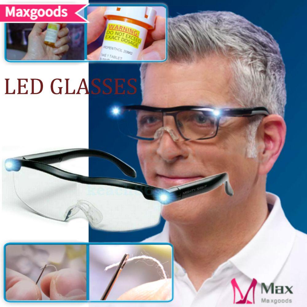 Mắt Kính Phóng Đại Có Đèn LED Có Thể Sạc Lại Hỗ Trợ Làm Trang Sức