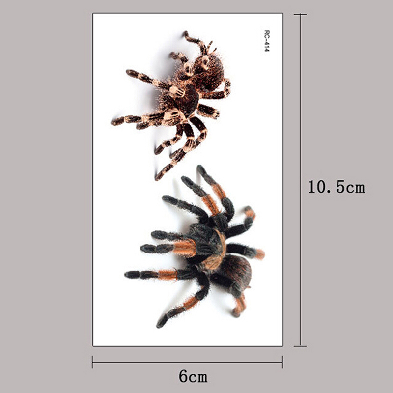 SCORPION  Hình Xăm Dán Tạm Thời Hình Nhện Bò Cạp 3d Độc Đáo