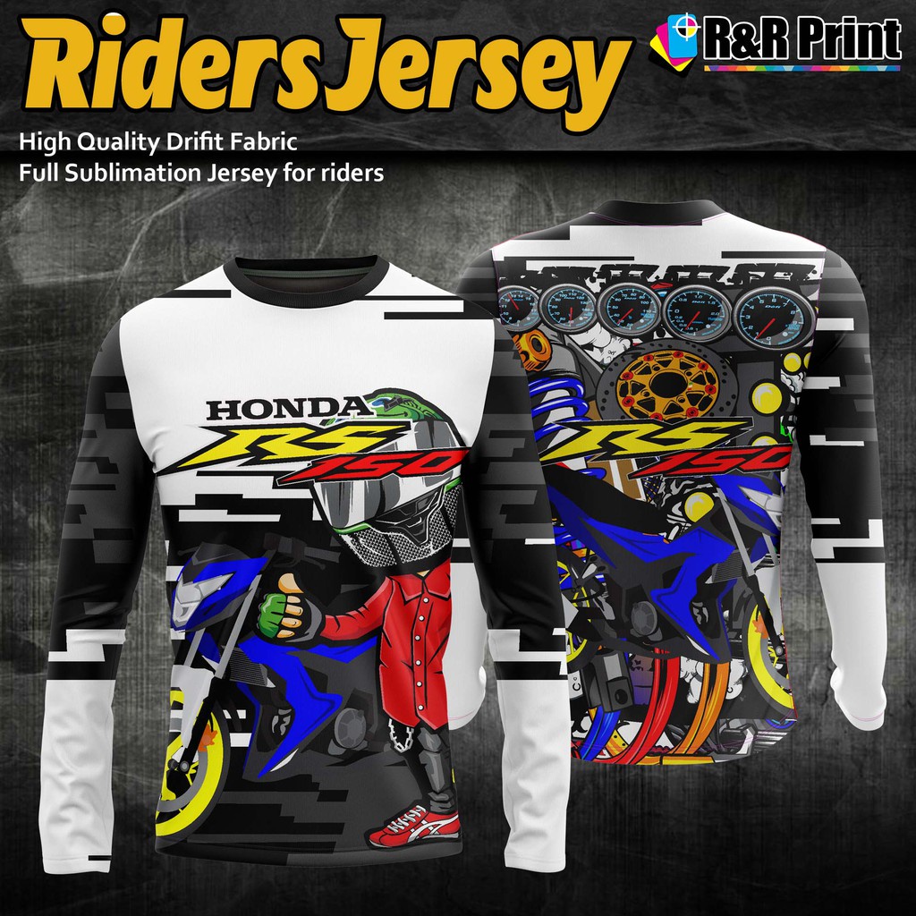 Áo sơ mi jersey tay dài phong cách Thái Lan dành cho tay đua