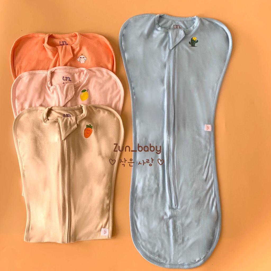 Nhộng Chũn Cho Bé Ngủ Ngon, Tránh Giật Mình Chất Cotton Mềm Mại Co Giãn Đàn Hồi Cực Tốt - Zunbaby - NC001