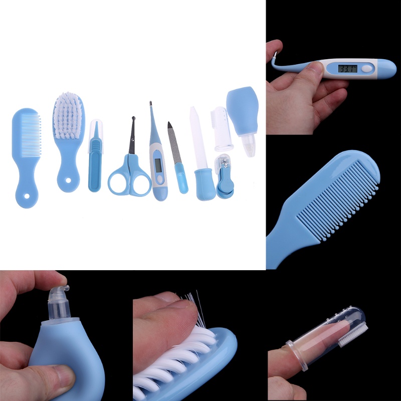 Bộ 10 Dụng Cụ Vệ Sinh Chăm Sóc Sức Khỏe Cho Bé Sơ Sinh