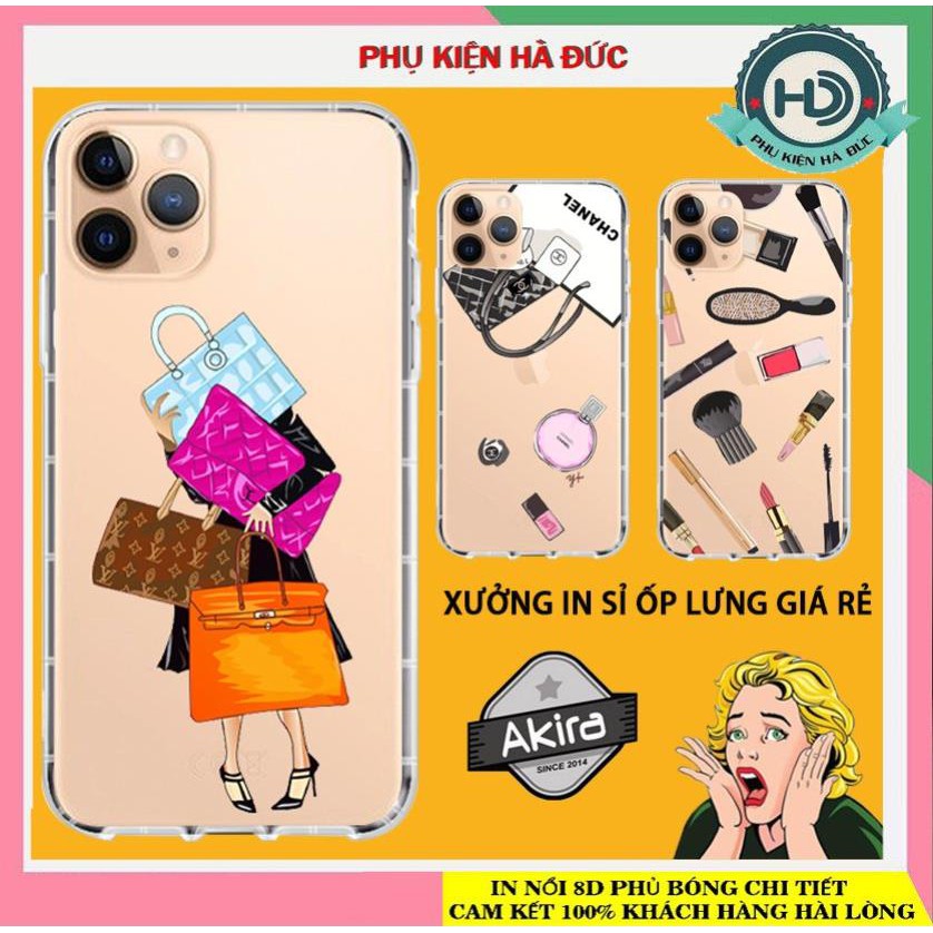 Ốp iPhone Túi L.V - Sang Chảnh Dễ Thương   Chất Dẻo Chống Sốc - xưởng in sỉ ốp lưng giá rẻ