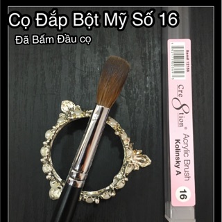 Cọ Đắp Bột Mỹ Số 16( Đã Bấm Đầu Cọ)