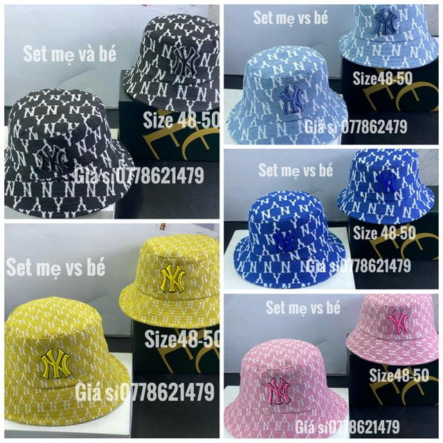 Nón cặp Mẹ (Con) - combo 1 set 2 Mũ vành NY Mẹ vs Bé xinh xắn