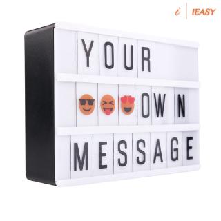IE❤A6 Light Up Letter Box Combination Black Letters LED Night Light Wedding Party