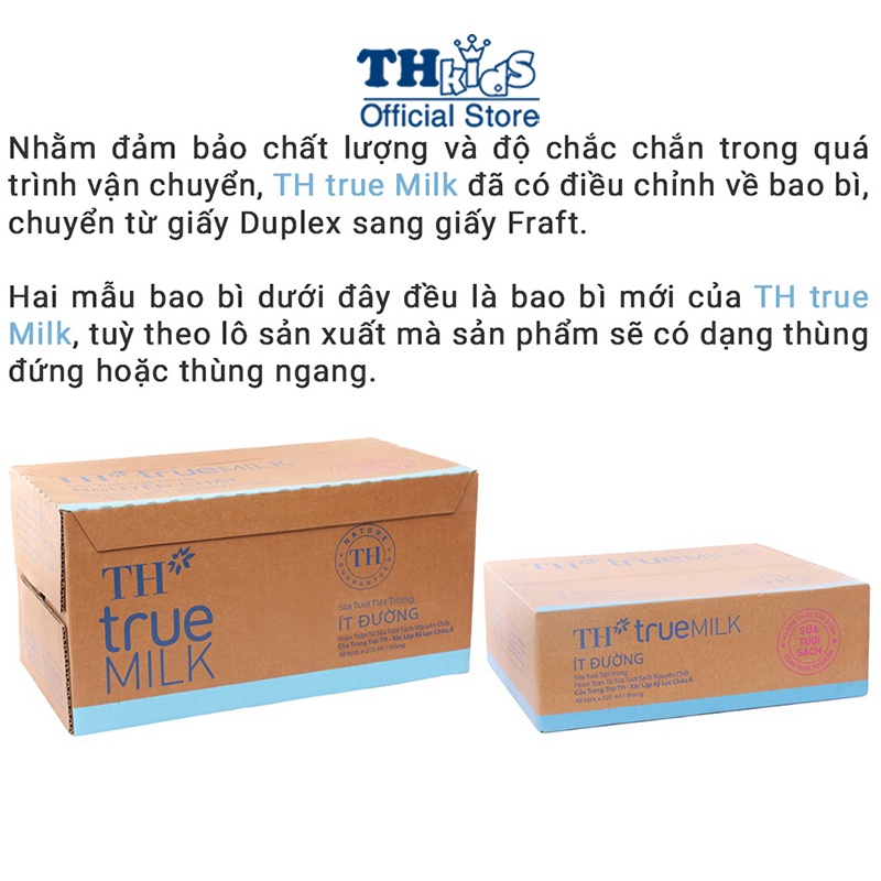 Thùng 48 Hộp Sữa Tươi Tiệt Trùng TH True Milk