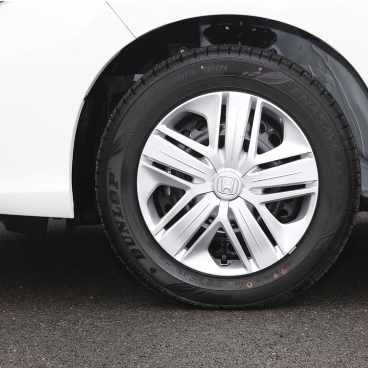 Logo chụp mâm, lazăng bánh xe ô tô Honda City, Rio đường kính 58mm, chất liệu nhựa ABS cao cấp