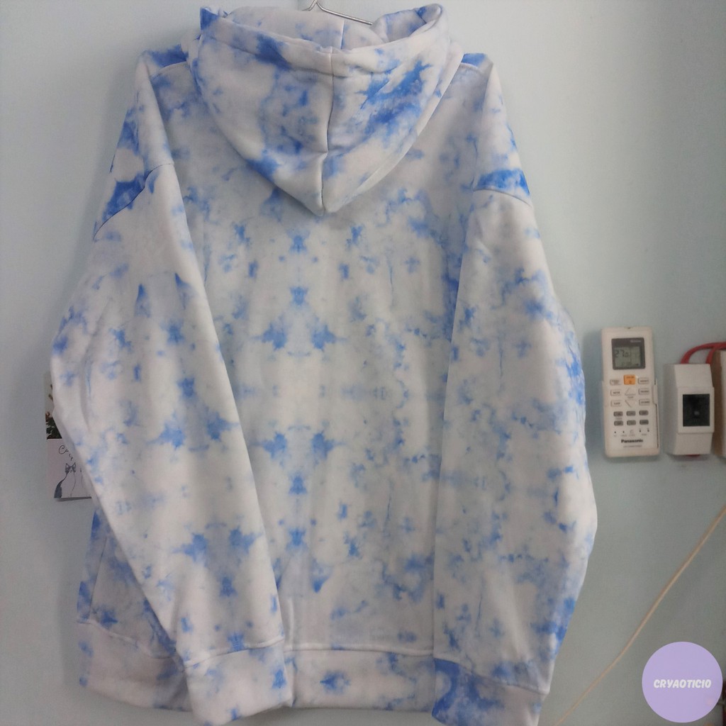 Áo khoác hoodie zip loang màu tie dye siêu hot trend ulzzang unisex | BigBuy360 - bigbuy360.vn