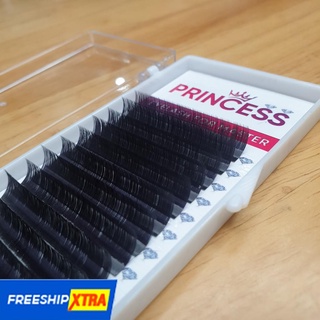 Mi khay lụa PRINCESS 0.05 độ cong C, D - Chất mi đẹp, mềm, dễ bắt keo.