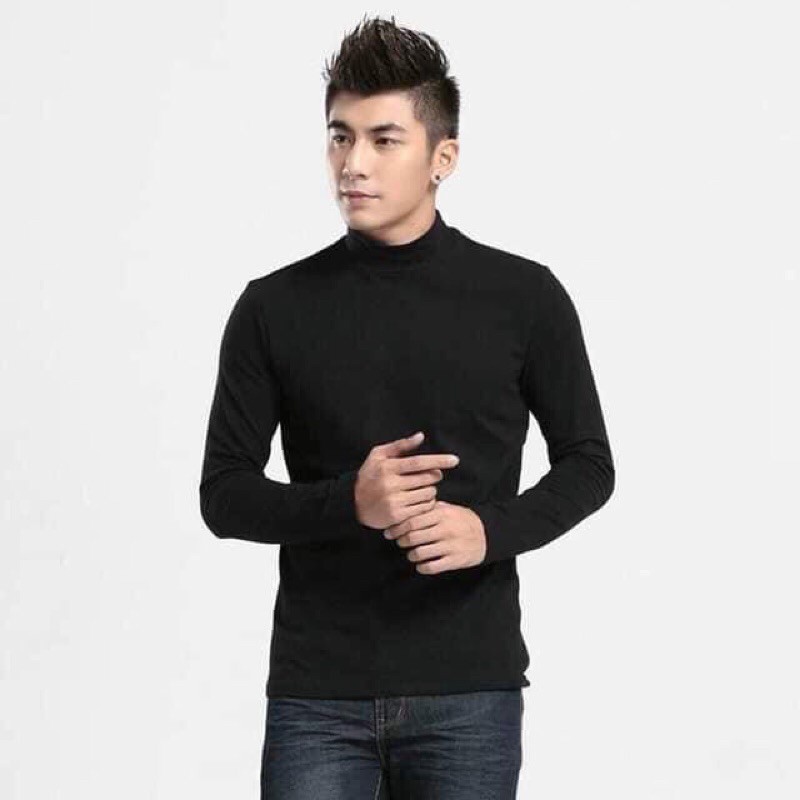 Áo giữ nhiệt lót nỉ cổ 3 phân | BigBuy360 - bigbuy360.vn