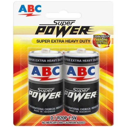 Pin Đại ABC Super Power D SH-D2S Made in Indonesia