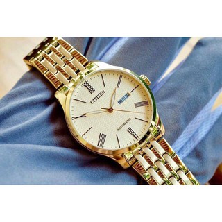 Đồng hồ nam dây thép không gỉ citizen nh8352-53p