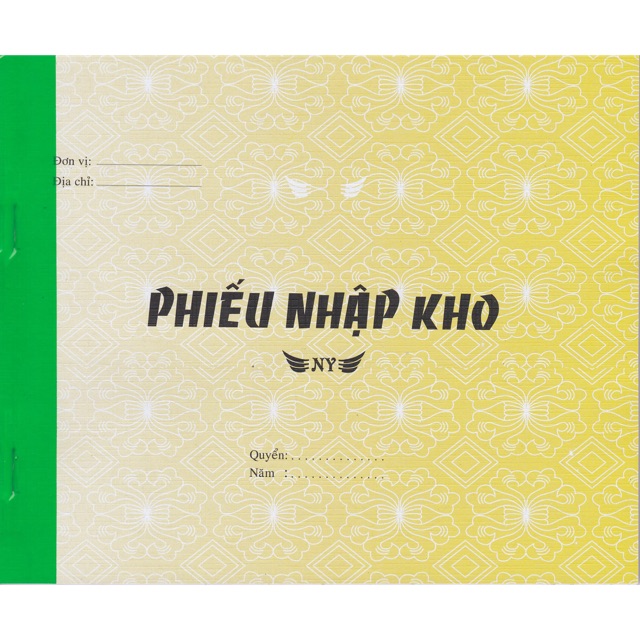 Phiếu nhập kho