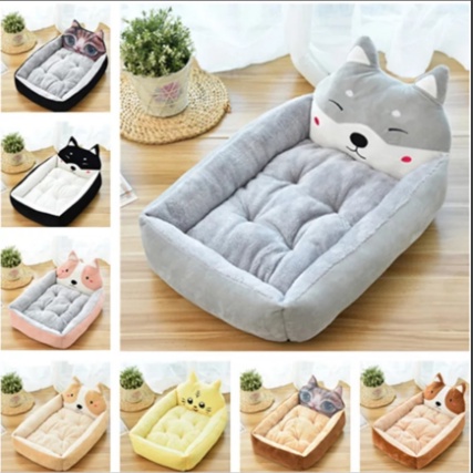 ổ đệm cho chó mèo hình ếch xanh (đầu thú)