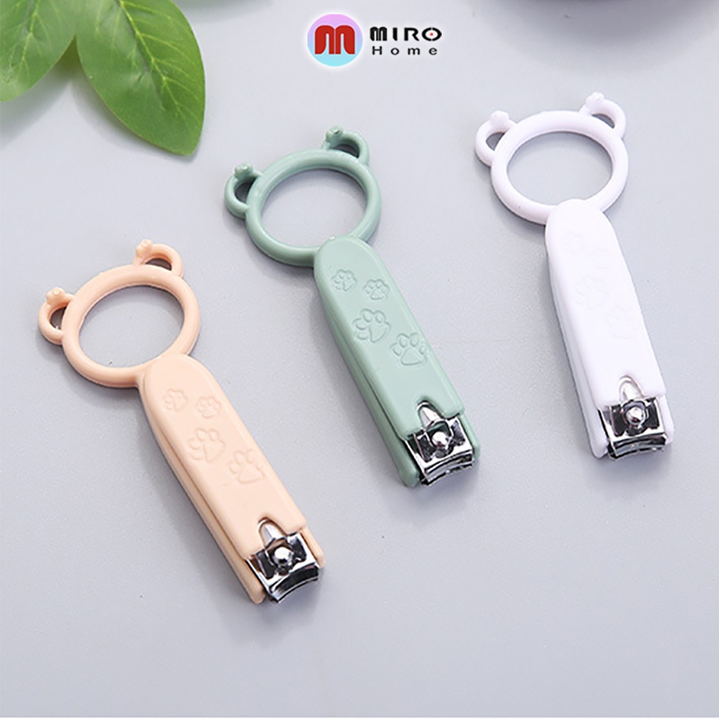 Đồ bấm móng tay hoạt hình xinh xắn , kéo cắt móng tay đa chức năng, làm móc treo tiện lợi MIROHOME