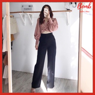 Sale Hot! Quần ống suông dài (40-63kg) vải tuyết mưa cực đẹp siêu hot hit, phối đồ sang chảnh, giá hấp dẫn