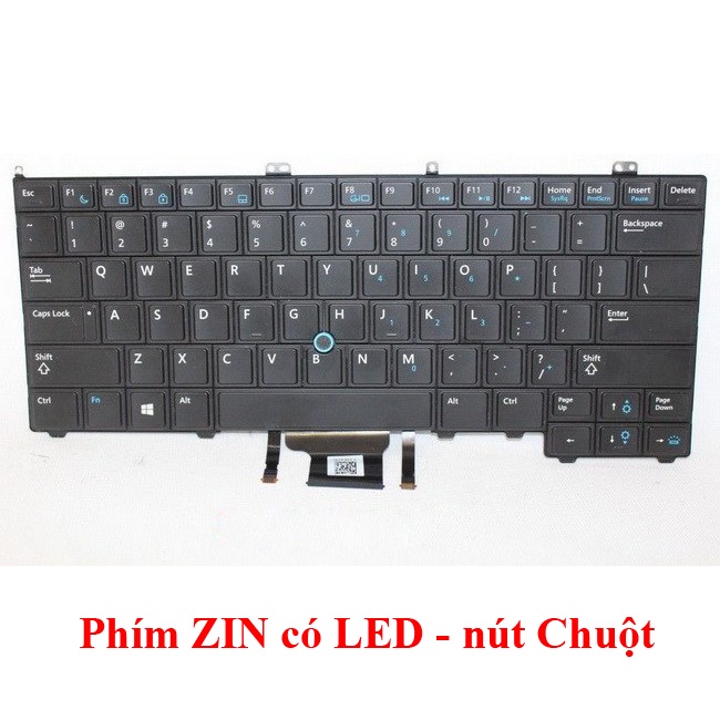 Bàn phím Laptop DELL LATITUDE 12 E7240 E7440 có đèn led * Latitude 12 14 7000, E7420 E7240 E7440 NEW 100%