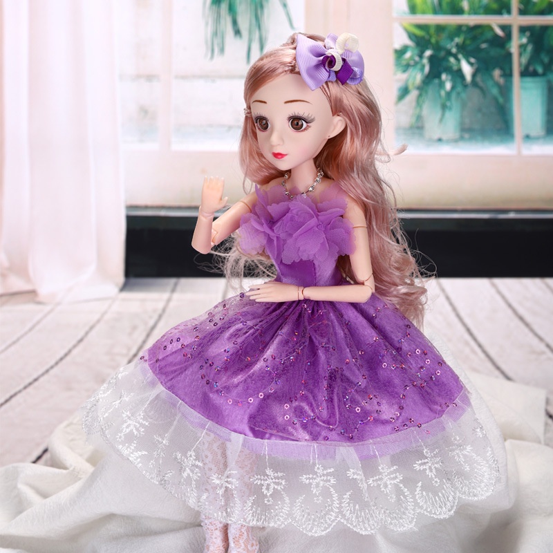 Hộp búp bê 2 chị em gái siêu cute Kèm Phụ Kiện Cho Bé