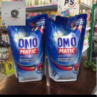 Shopme.Huong88- Nước giăt omo matic bền đẹp lựu và than tre cho máy giặt cửa trước (2.3kg)