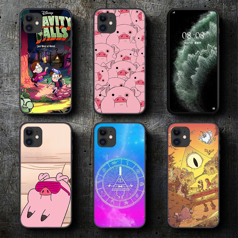 Ốp điện thoại TPU họa tiết gravity falls 20TY cho iPhone 6 6S 7 8 Plus X XS XR 11 Pro Max
