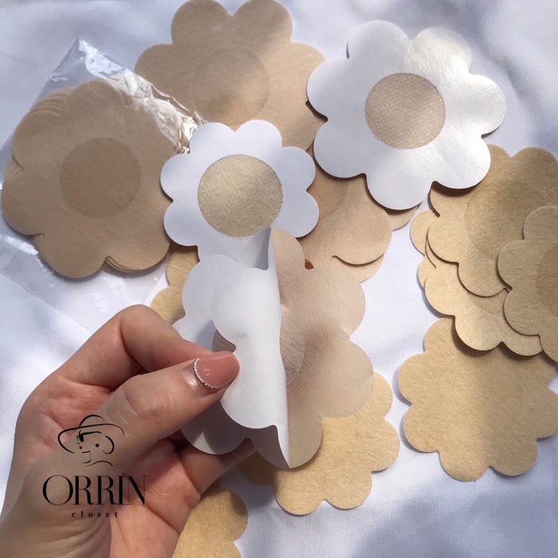 [Có sẵn] Miếng dán ngực Set 10 miếng dán nhũ hoa dán ngực vải lụa đi biển siêu chắc ~ ORIN ORRIN CLOSET | BigBuy360 - bigbuy360.vn
