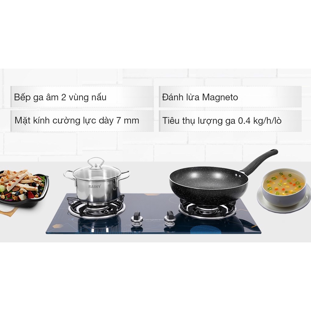Bếp ga âm Kangaroo KG536B