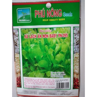 Hạt giống xà lách ăn non baby Phú Nông 10gr