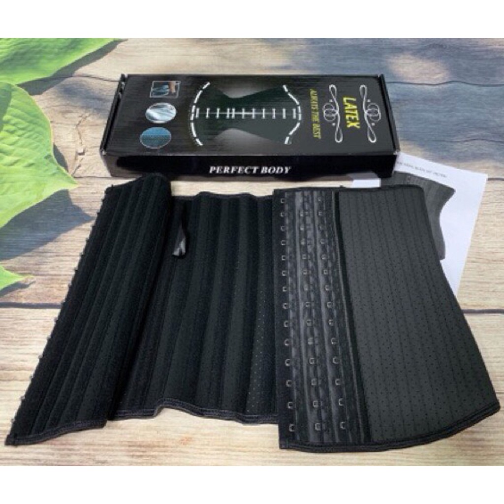 Đai nịt bụng latex 25 xương dài 29cm có lỗ thông hơi | BigBuy360 - bigbuy360.vn