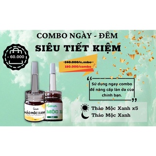 Combo serum thảo mộc xanh ( 2 lọ )
